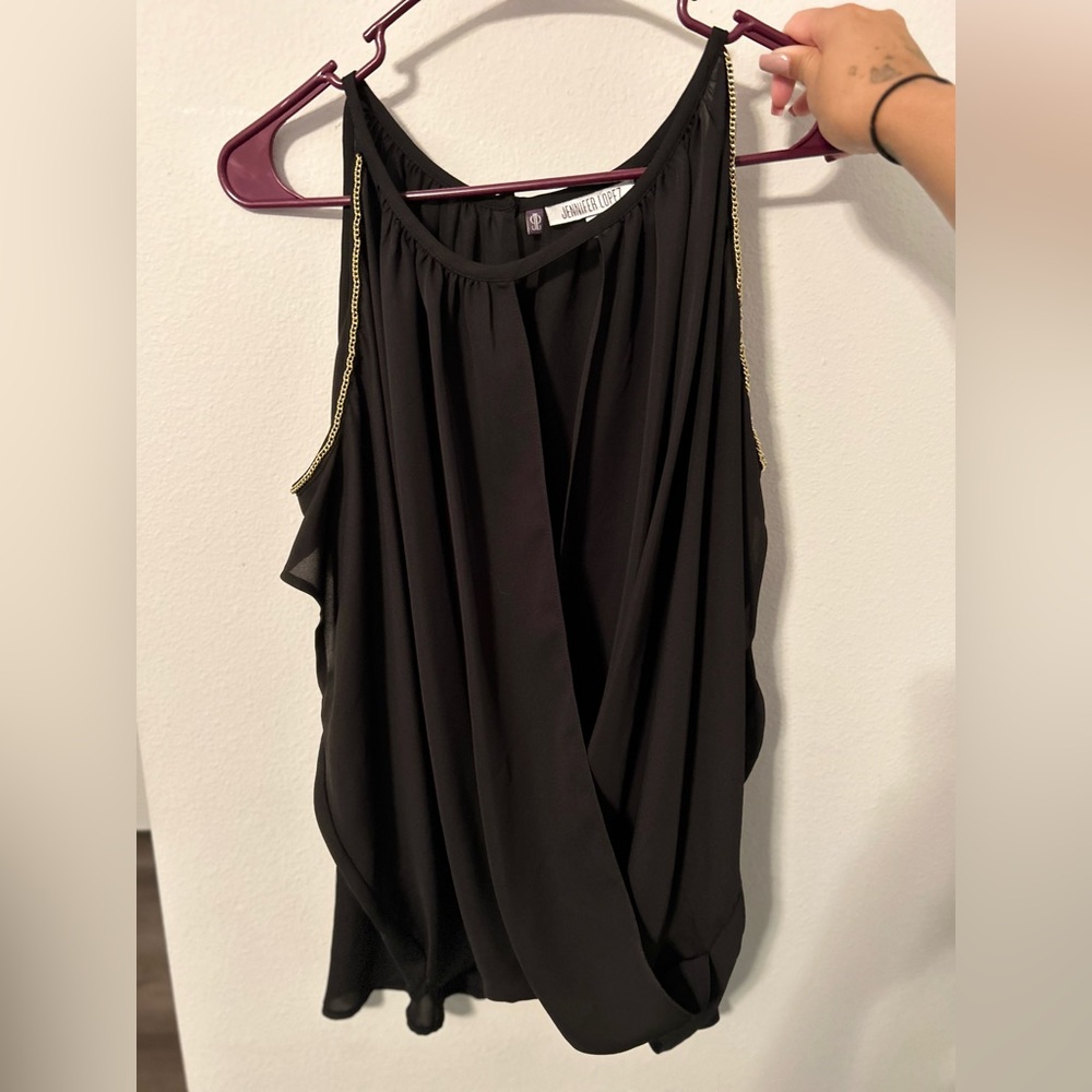 Black blouse from Jennifer Lopez clothing line